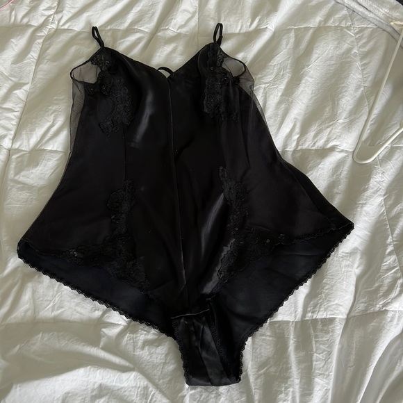 Victoria's Secret Other - Victoria’s Secret Black  Onesie